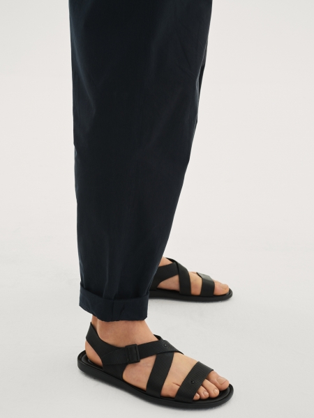 Zwarte herensandalen HARRY