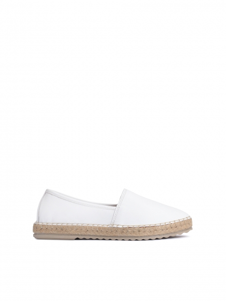 Witte trendy en comfortabele espadrille schoenen CHARLOT