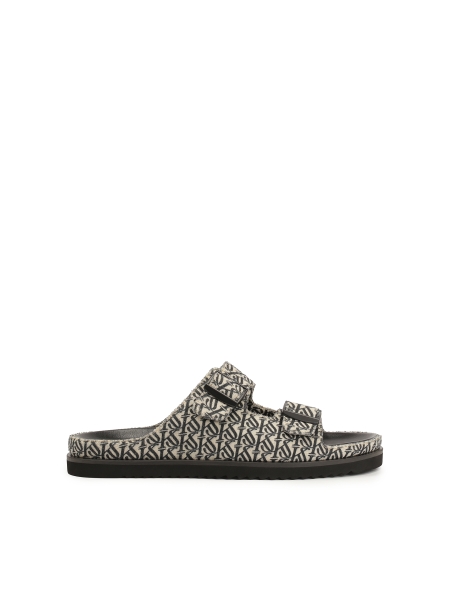 Slides van stof met logopatroon KS JEFFERSON