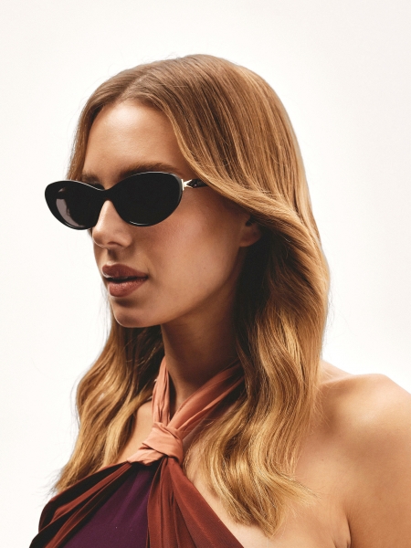 Zonnebril voor dames met kleurrijke veren SUMNER