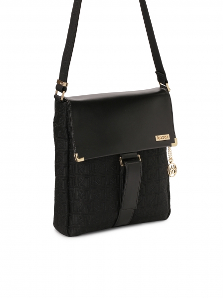 Urban schoudertas met geborduurd patroon  MONTANA