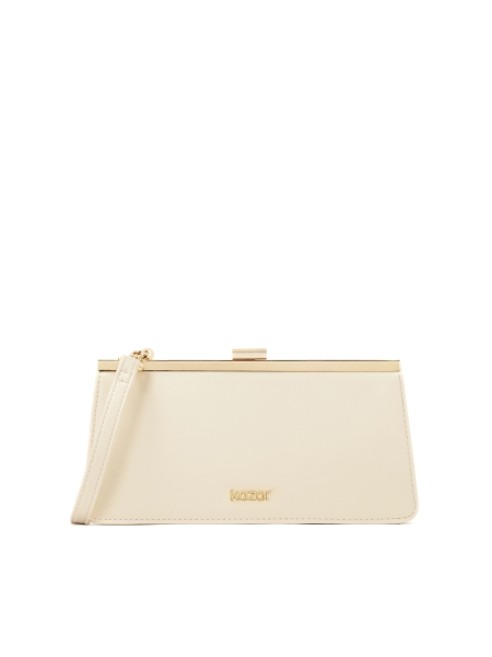 Elegante handtas met metalen frame ERINE