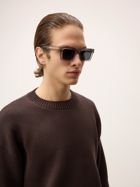 Grijze gepolariseerde wayfarer bril  KYNLEE