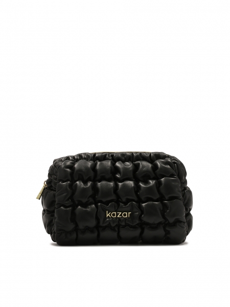 Luxe gewatteerde leren cosmeticatas  HANA