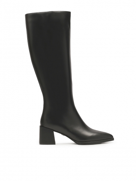 Laarzen met spitse neus en vierkante hakken LOREEN