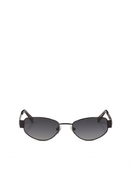 Zwarte bril met metalen montuur EMERY