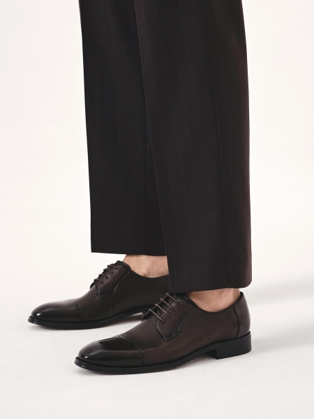 Bruine klassieke herenderby AUTHIOS