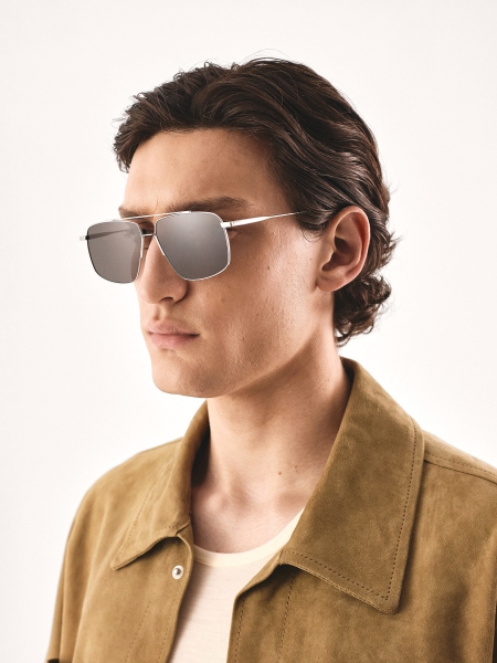 Bril met zilveren montuur en glazen ELIASS