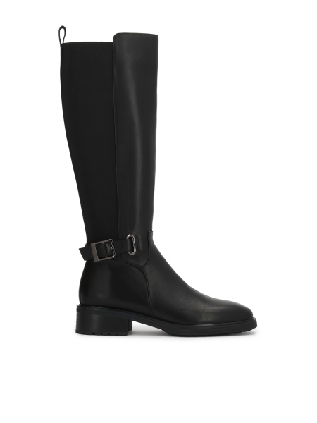 Platte laarzen met elastische inzet CALIA