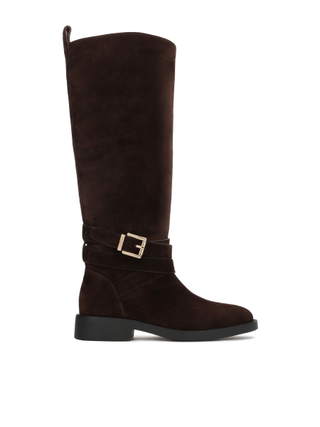 Bruine suède laarzen VESLINA