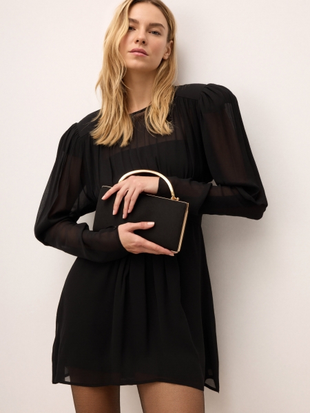 Chique handtas met decoratieve sluiting MAELIS