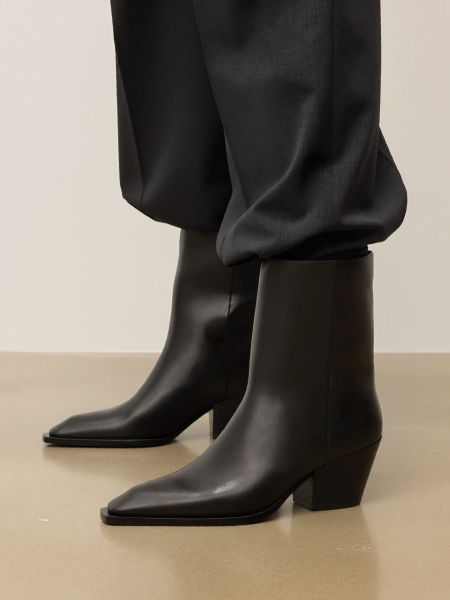 Zwarte cowboylaarzen KS ROANNE