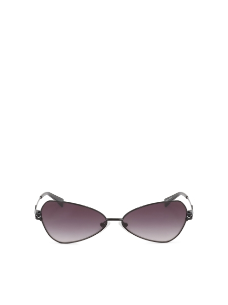 Zwarte bril met unieke veren EVELIS