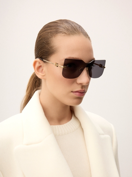 Bril zonder montuur met gouden poten CARMENZA