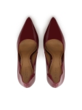 Maroon pumps met ruches NEW BELLA