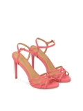 Roze sandalen met hak LAZURITE