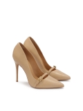 Beige pumps met versiering op de neus NEW BELLA