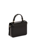 Kleine zwarte handtas met klep BELE