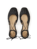 Zwarte ballerina's met open bovenwerk KS SOLEIL