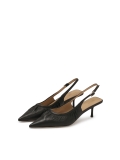Zwarte pumps met ruches KS SELENE