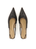 Zwarte pumps met ruches KS SELENE