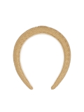 Lichtbruine papieren rieten hoofdband MOANA