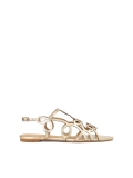 Gouden sandalen met een fijn patroon EMILY