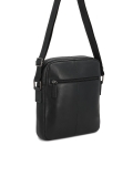 Zwarte schoudertas voor heren FABIANN