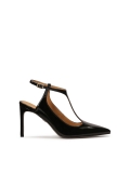 Zwarte pumps met open hiel FELICIA