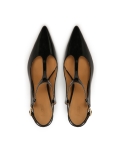 Zwarte pumps met open hiel FELICIA