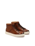 Bruine hoge sneakers met band FELIKS