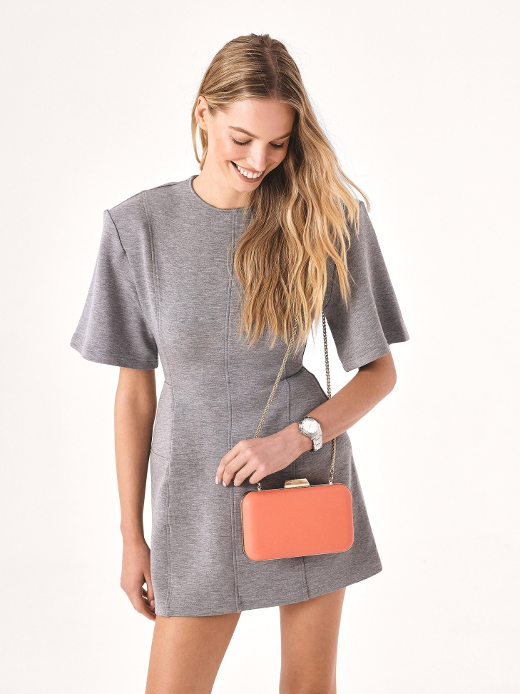 Gewatteerde doos met afneembare ketting LOUISE