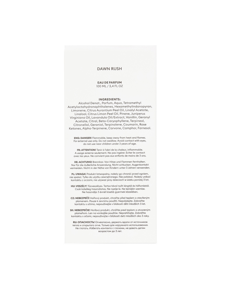 Eau de Parfum 100 ml DAWN RUSH