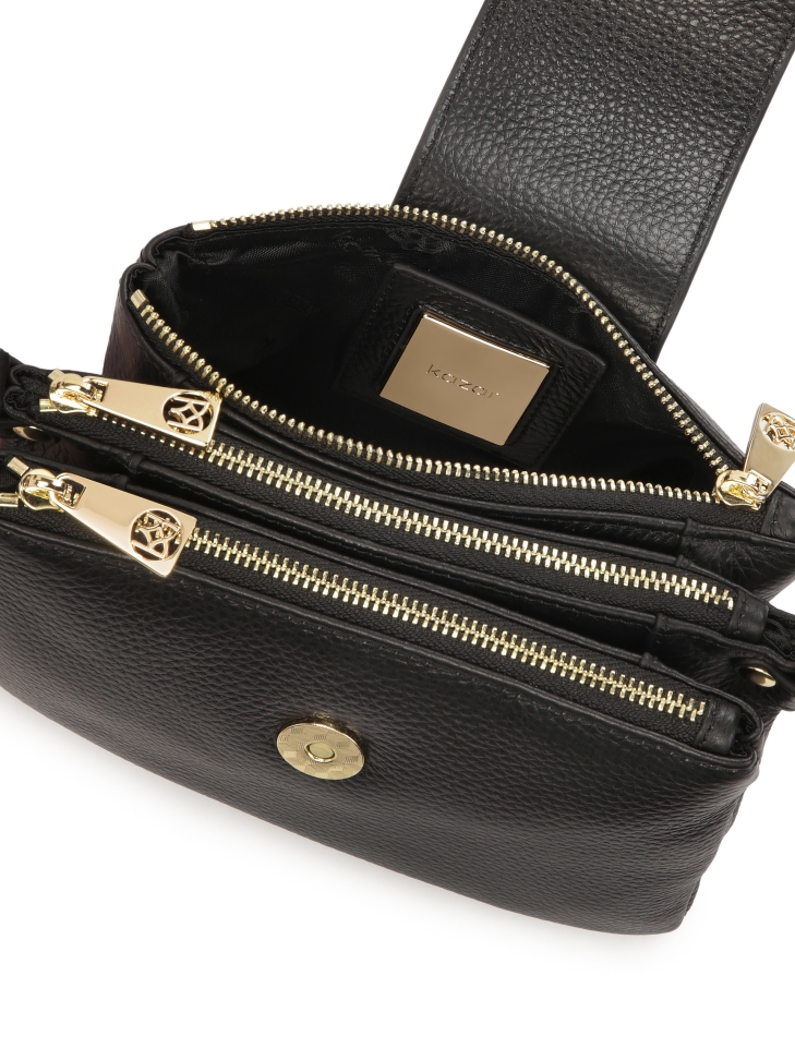 Kleine riemtas met drie compartimenten DELI