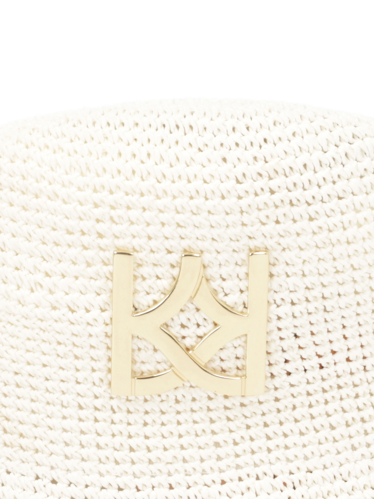 Crèmekleurige strooien hoed LAGUNA