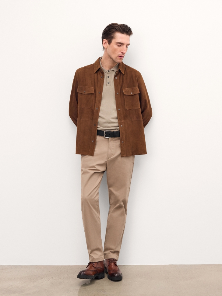 Leren laarzen met veters voor mannen REVAN