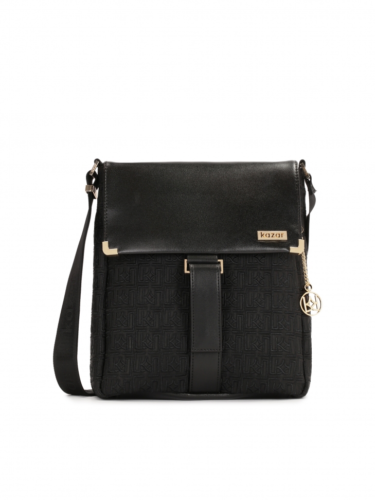 Urban schoudertas met geborduurd patroon  MONTANA