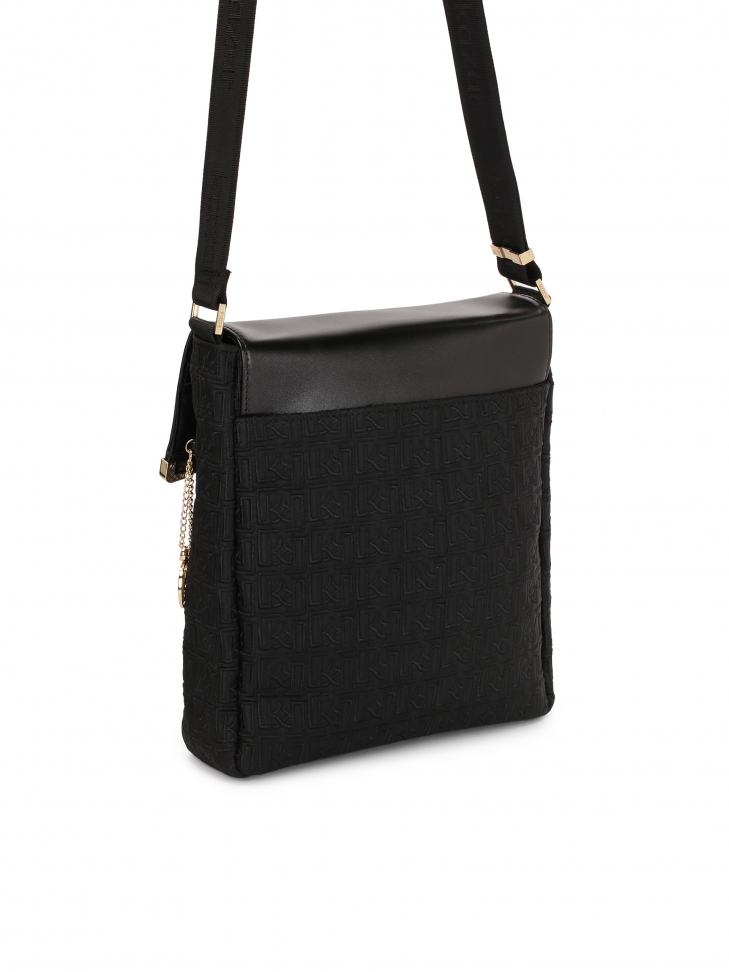 Urban schoudertas met geborduurd patroon  MONTANA