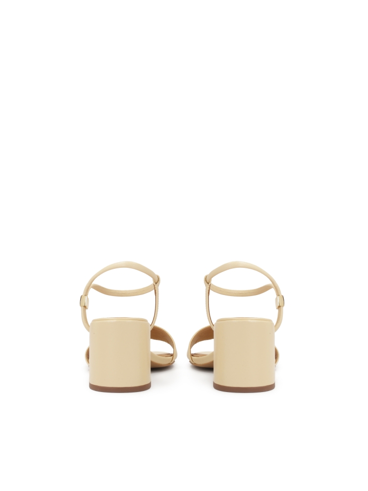 Sandalen met metalen schuifsluiting NORA