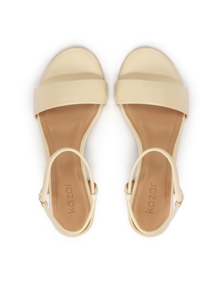 Sandalen met metalen schuifsluiting NORA