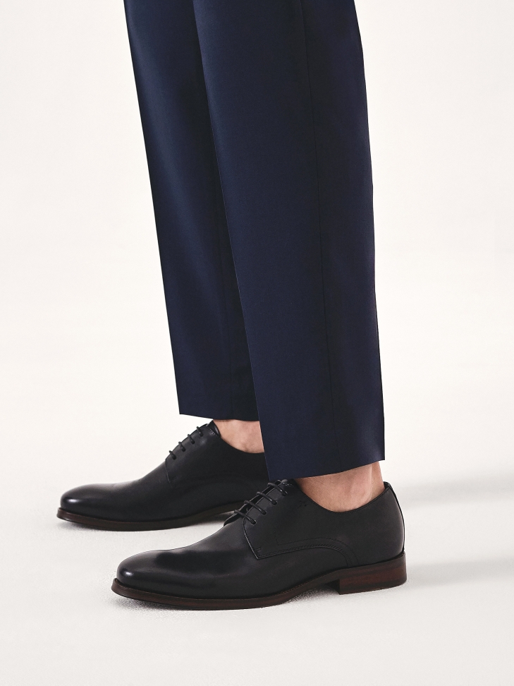 Elegante zwarte herenschoenen AMMANO