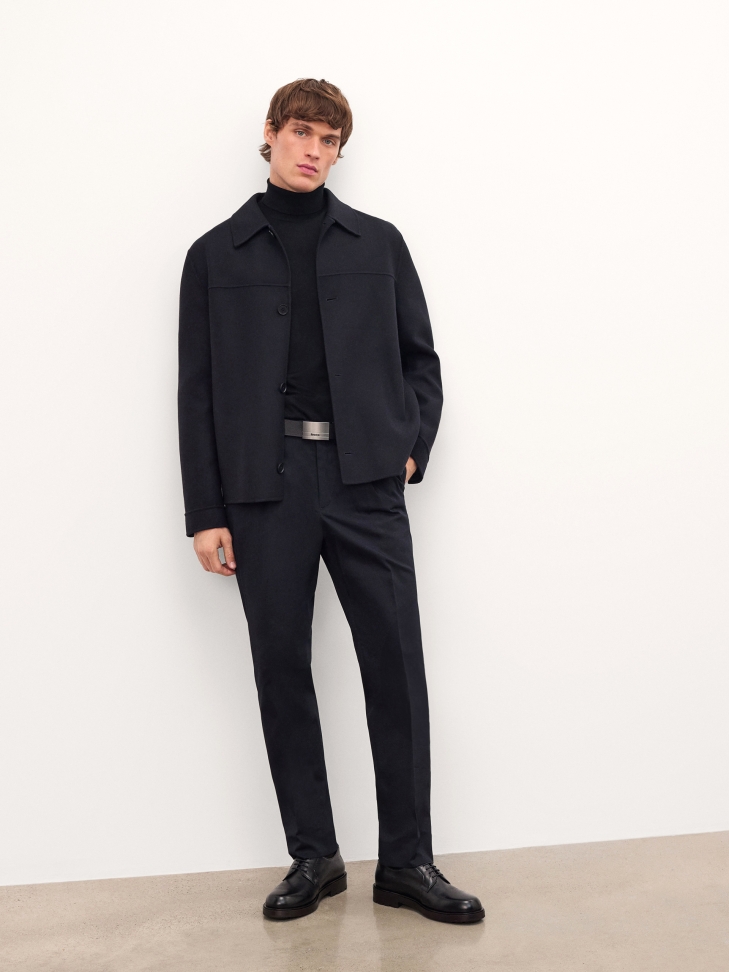 Casual zwarte derby schoenen HENRYST