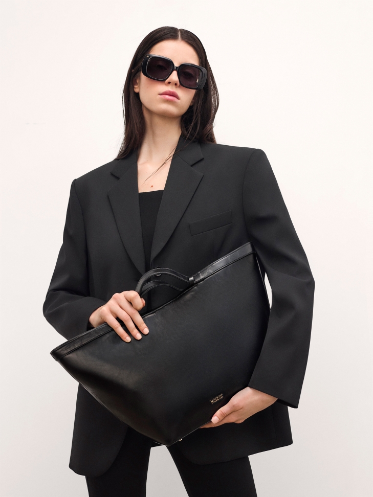 Klassieke zwarte zonnebril  AZARI