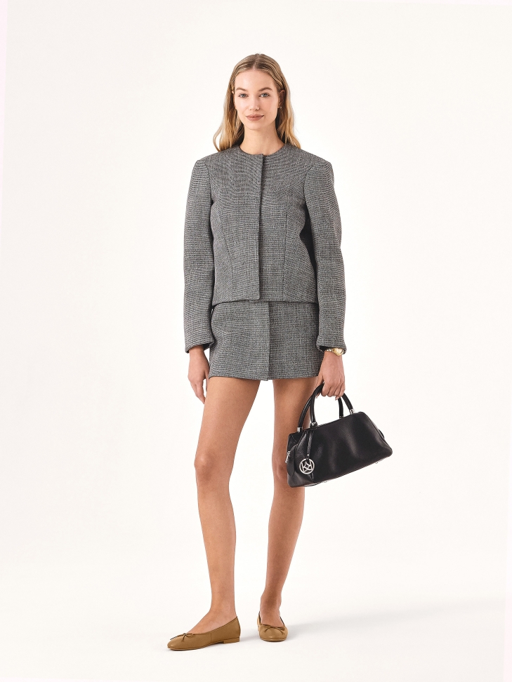 Lichtbruine ballerina's met ronde neus EILEEN