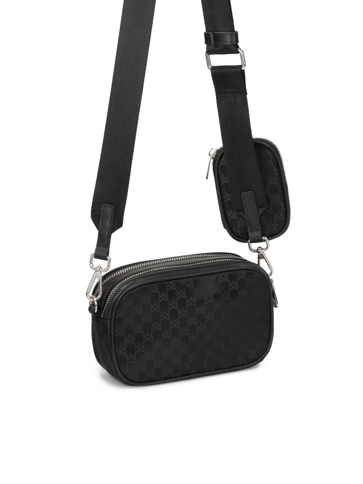 Kleine stoffen handtas met monogram van KAZAR DORTHY