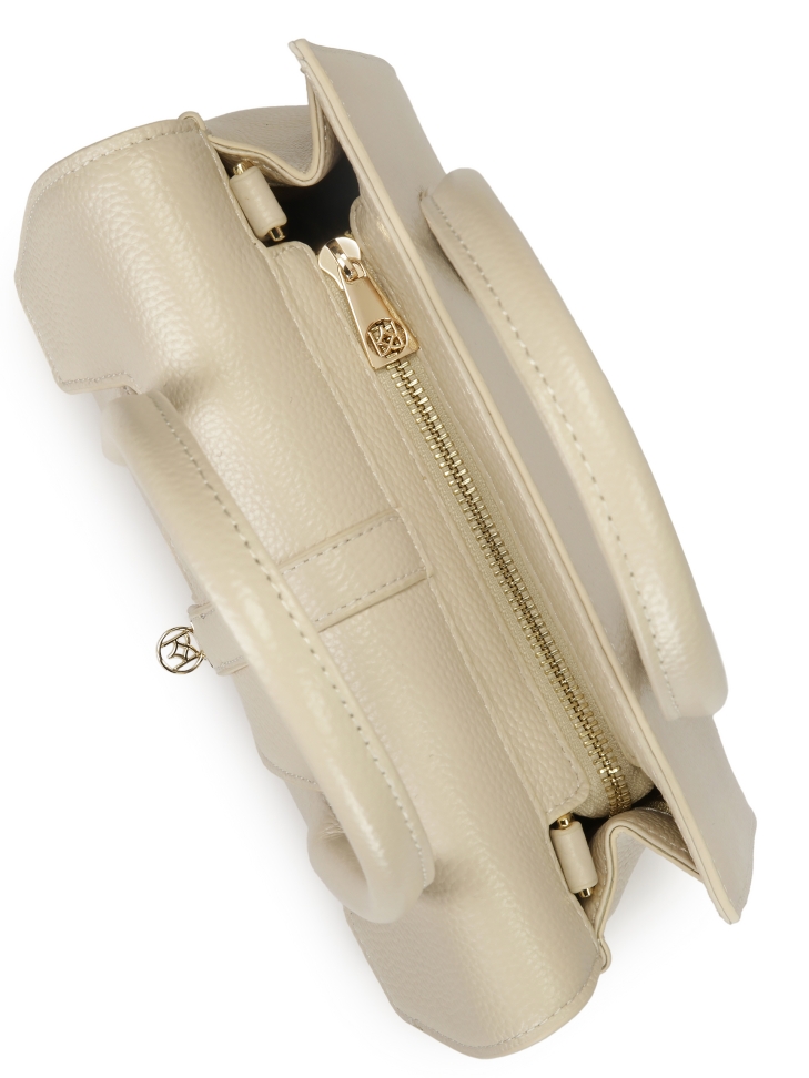 Chique leren handtas met fijne flap FELICITE S