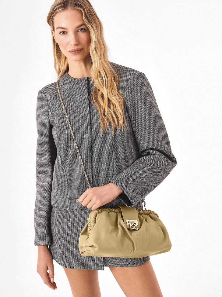 Beige clutch tasje  EVENING