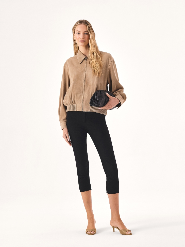 Zwarte gekreukte handtas GLOW