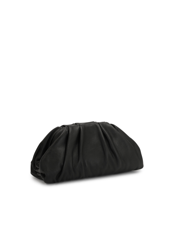 Zwarte gekreukte handtas GLOW