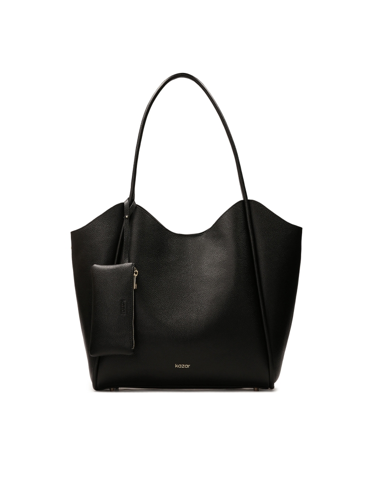 Grote leren schoudertas MILANI